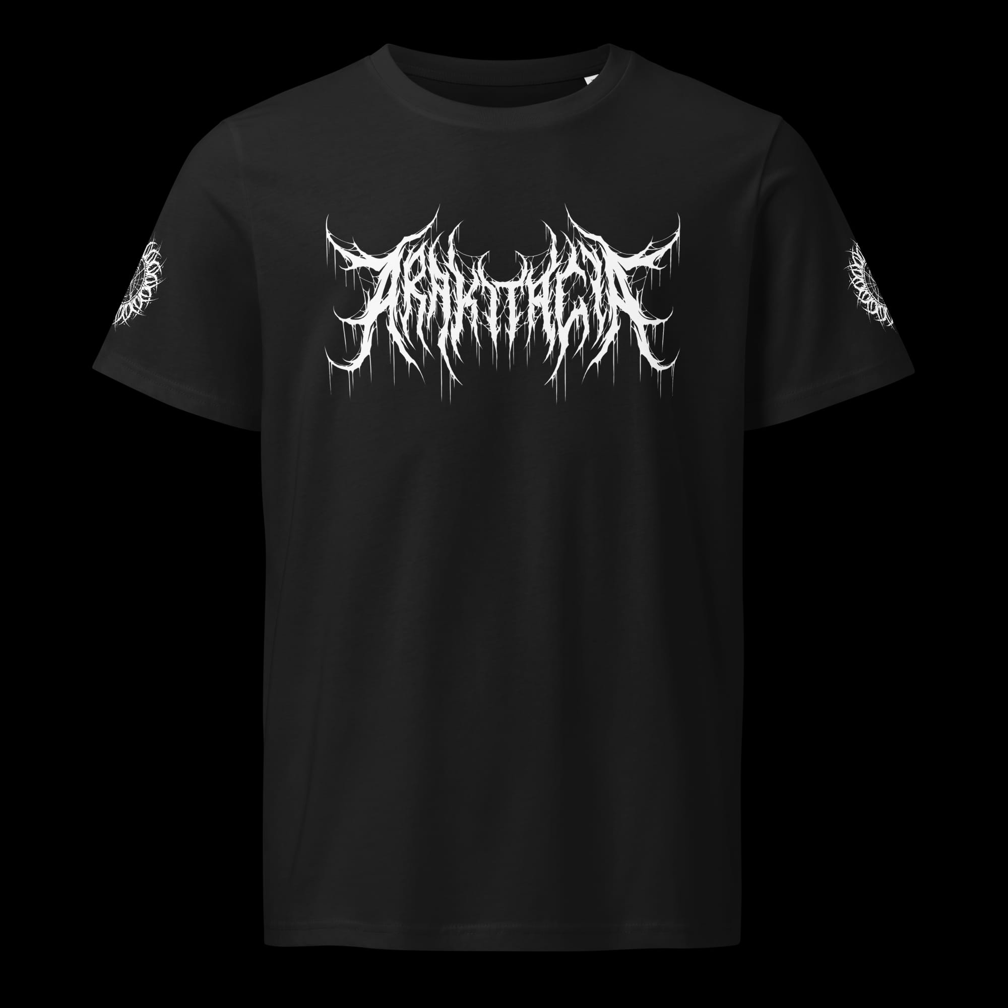 T-shirt Arakitacia logo, noir, vue face